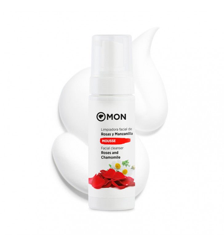 Mousse Limpiadora Facial de Rosas y Manzanilla - MON DECONATUR - Mon Deconatur