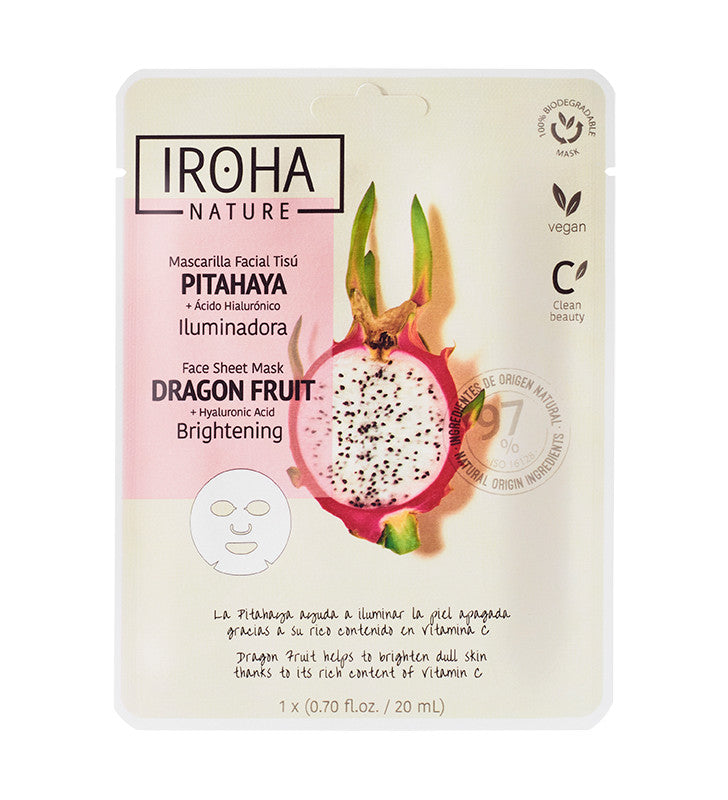 Natural Extracts. Pitahaya Illuminate Mask - IROHA NATURE thumbnail