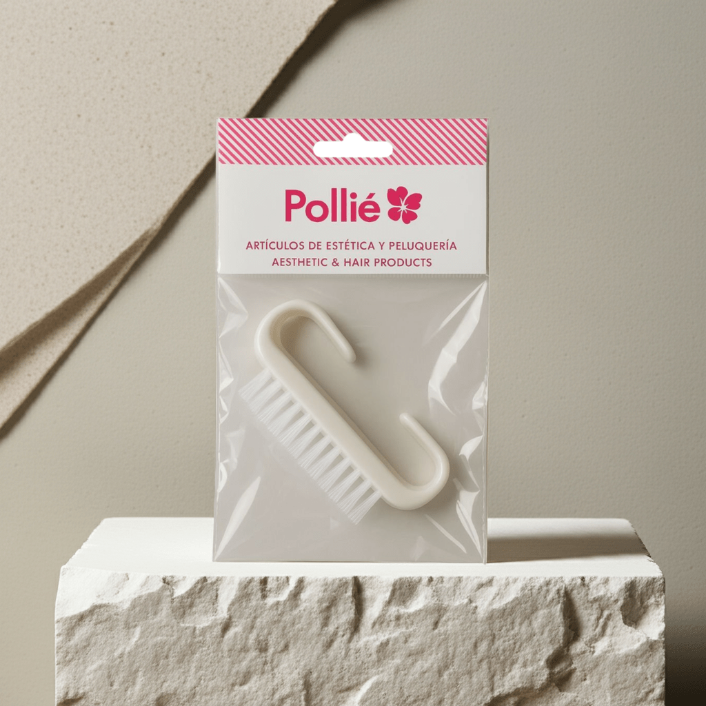 Pollié - Cepillo de uñas con asas grande profesional - Pollié