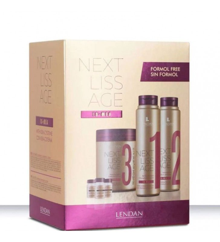Next Liss Age. Pack Alisado Profesional Completo - LENDAN - Lendan Cosmetics