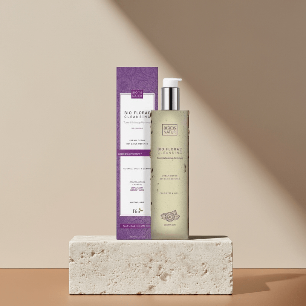Happiness cosmetics. Bio Floral Cleansing Piel Sensible - AROMS NATUR thumbnail
