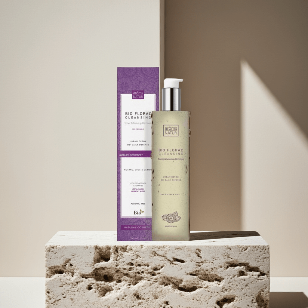 Happiness cosmetics. Bio Floral Cleansing Piel Sensible - AROMS NATUR - Aroms Natur