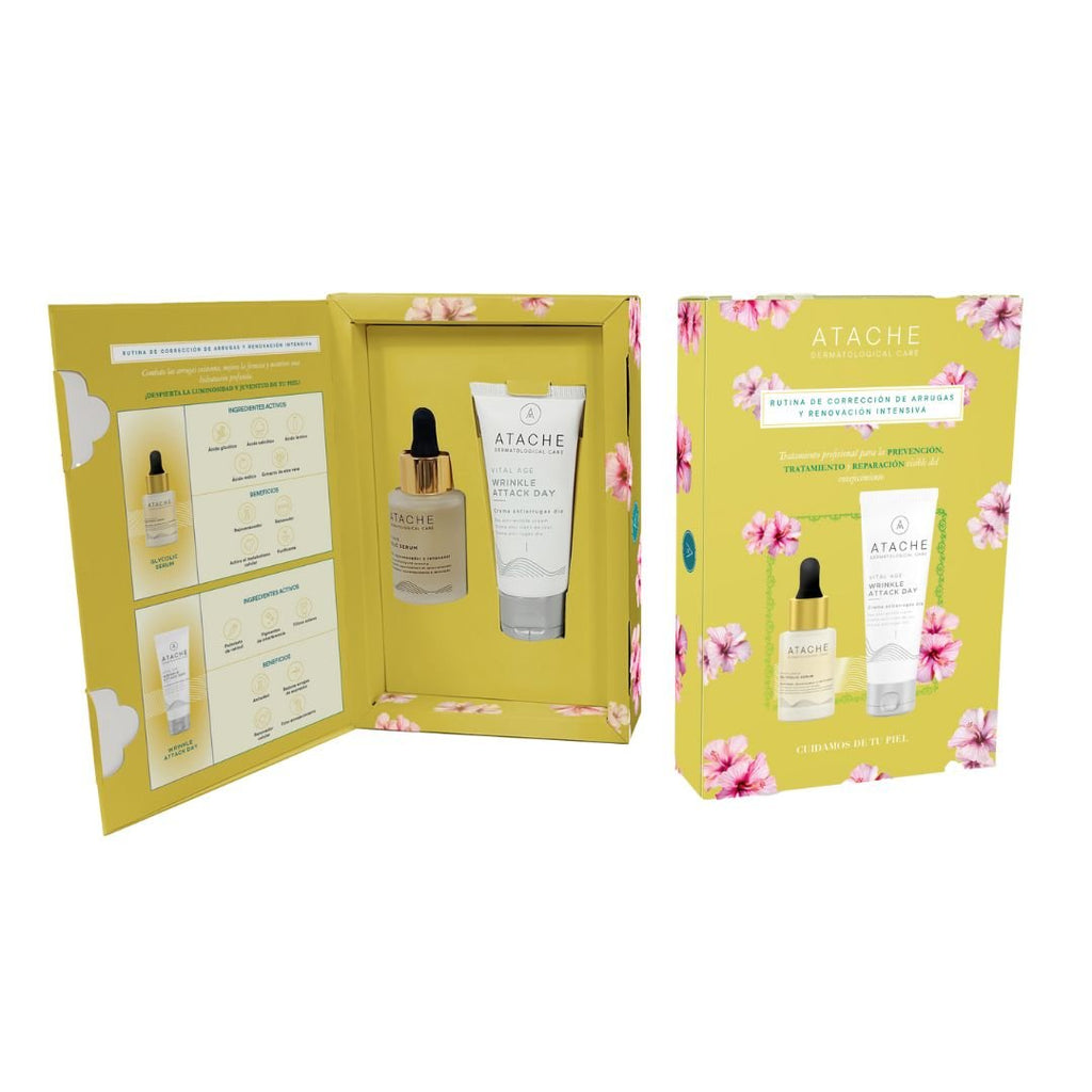 Pack Glycolic Serum + Wrinkle Attack Day de Atache