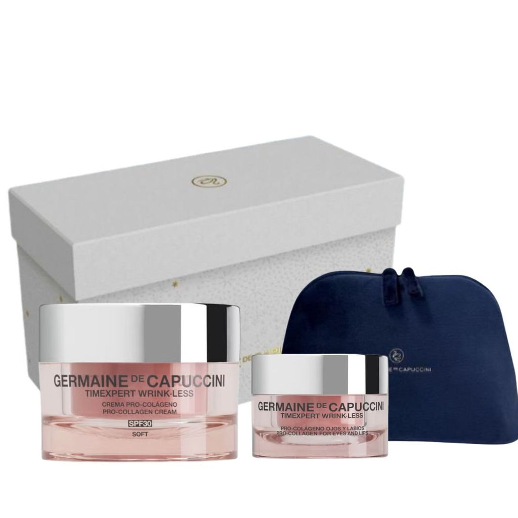 Pack Navidad Timexpert Wrink·Less. Crema Día Pro-Colágeno Soft + Contorno de ojos y labios de Germaine de Capuccini