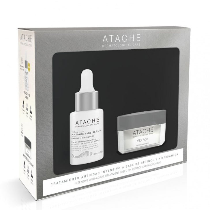 Pack Antiage V - B3 Serum + Wrinkle Attack Night de Atache - Atache