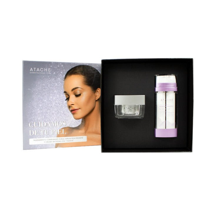 Pack Tensor Boost Double Serum + Wrinkle Attack Night de Atache - Atache