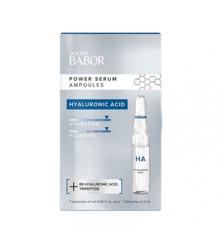 Ampoules de sérum électrique. Acide hyaluronique - Docteur BABOR