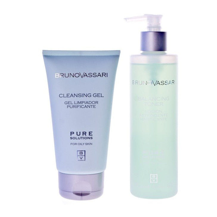 Pack higiene facial piel grasa - Pure Solutions de Bruno Vassari - Bruno Vassari
