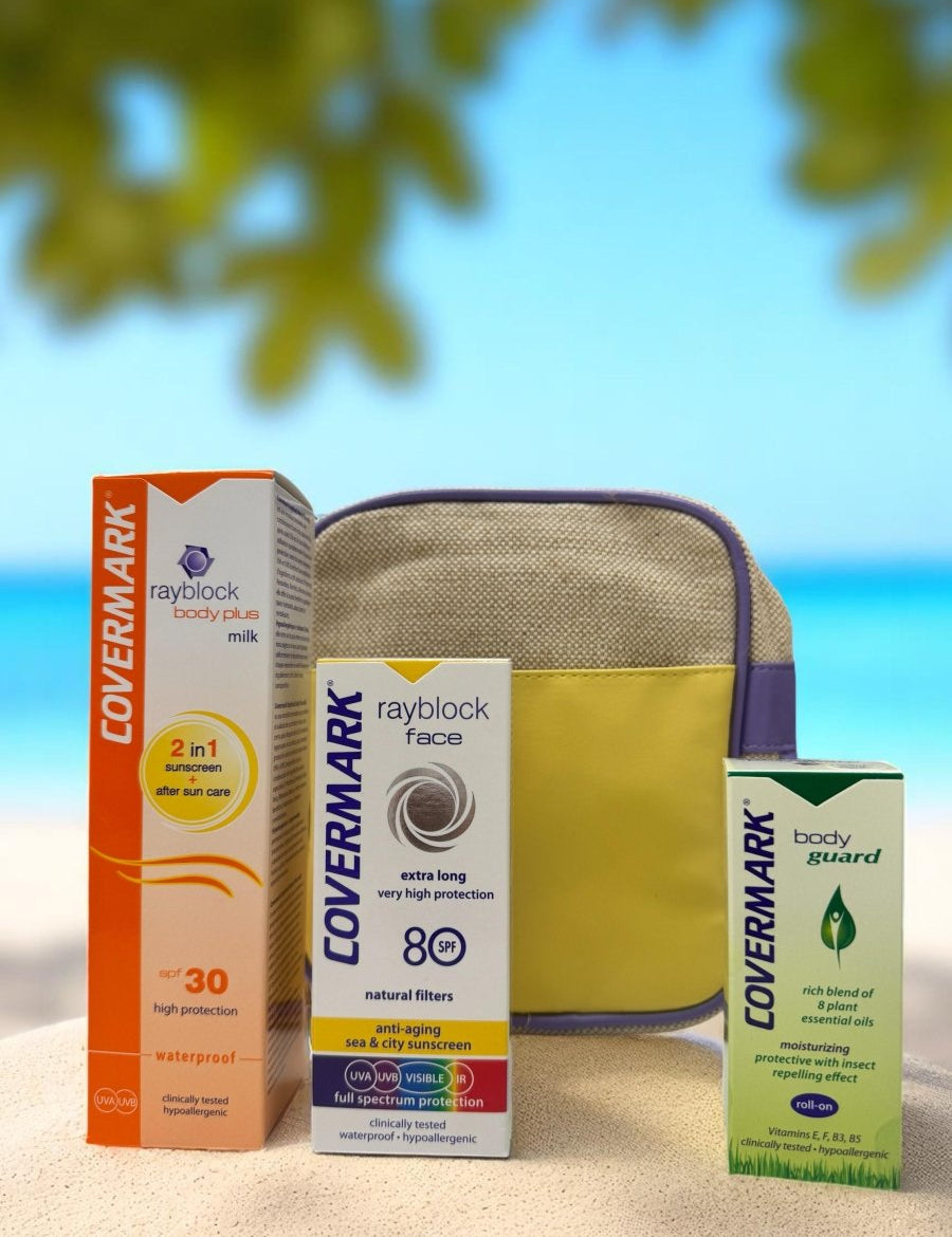 Covermark - Rayblock. Pack Body Plus Milk + Face SPF80 - Covermark
