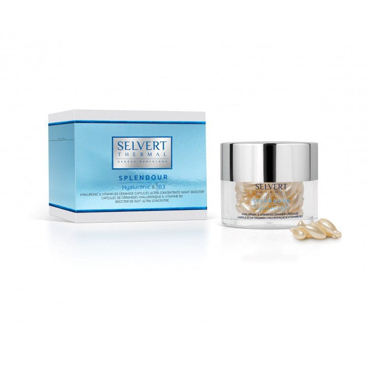 Splendour. Hyaluronic & Vitamin B3 Ceramide Capsules Ultra concentrate Night Booster - Selvert Thermal - Selvert Thermal
