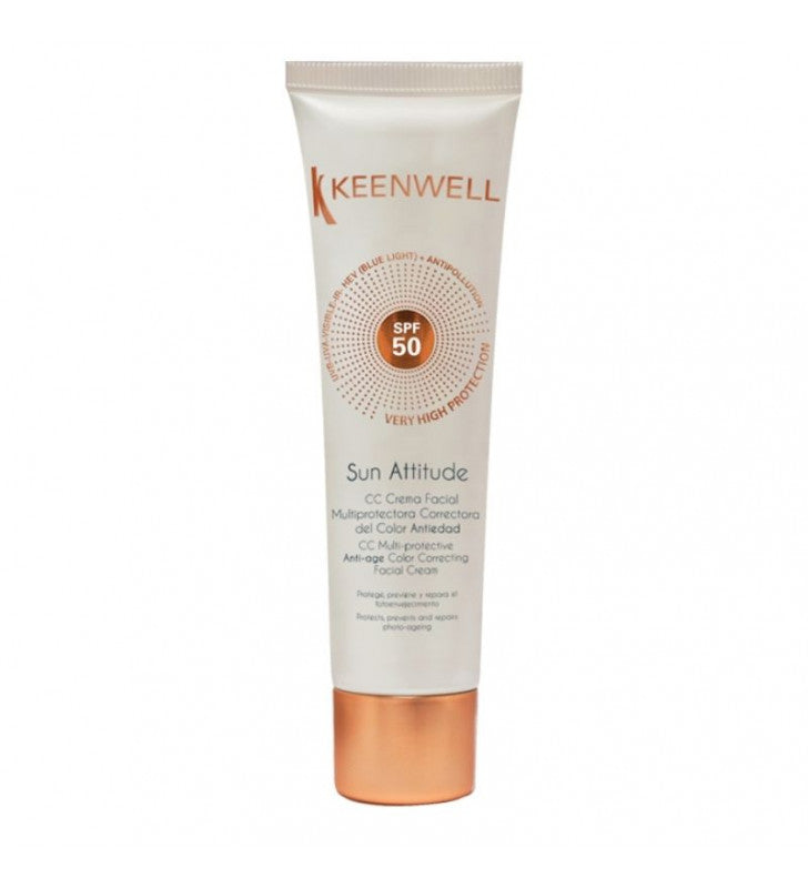 Sun Attitude  CC Crema Facial Multiprotectora Correctora Antiedad SPF50 - KEENWELL___7264___2039720948