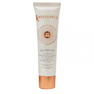 Sun Attitude. CC Crema Facial Multiprotectora Correctora Antiedad SPF50 - KEENWELL