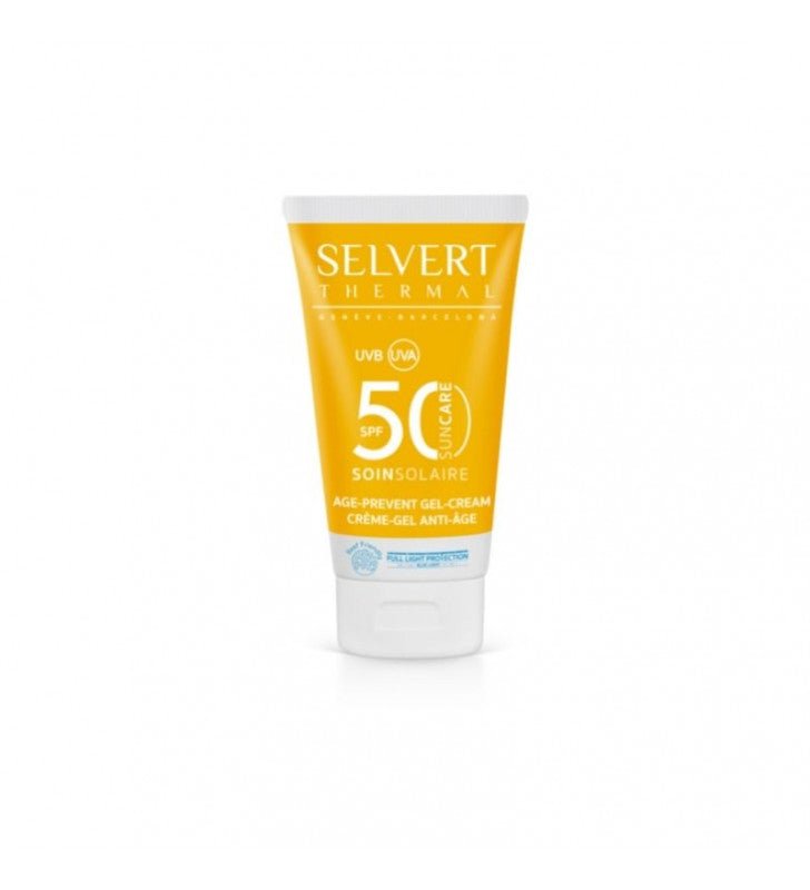 Age Prevent Gel-Cream con color SPF50 - Sun Care de Selvert Thermal