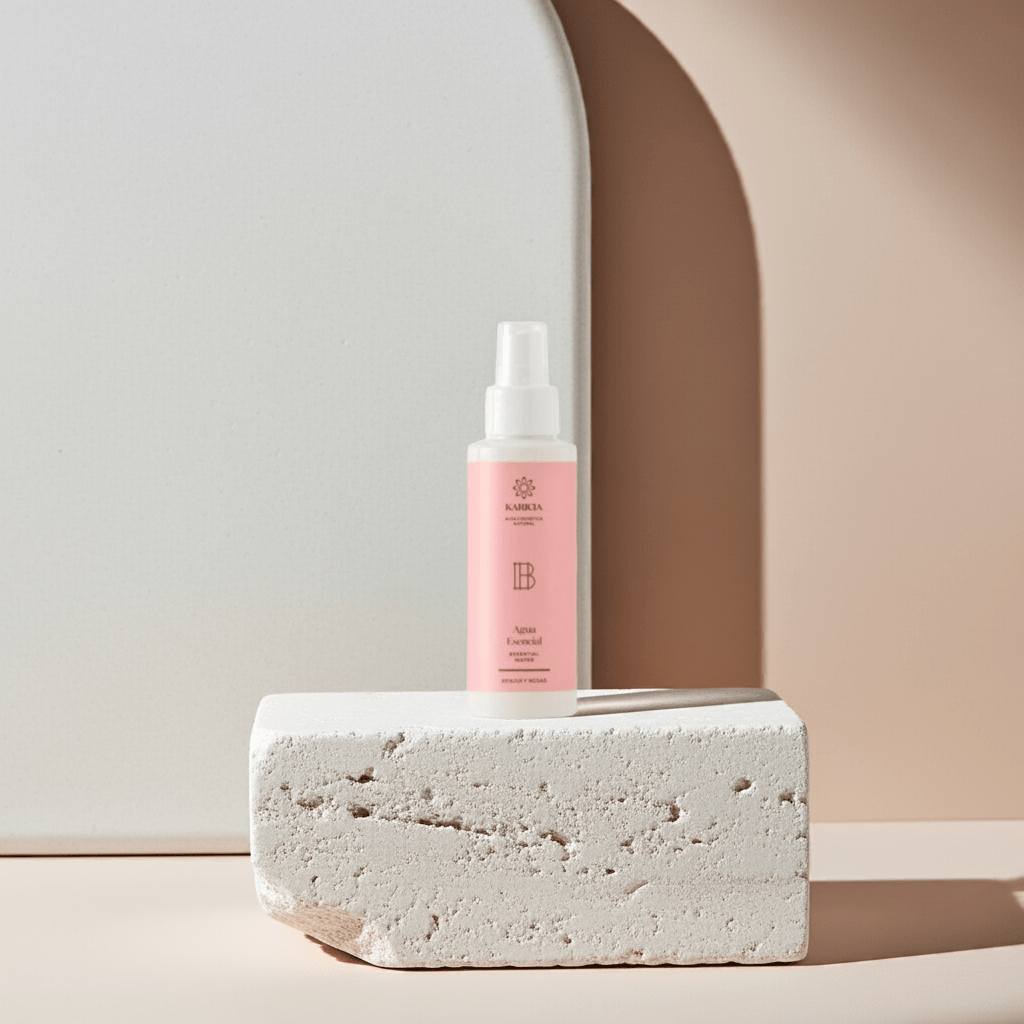 Cuidado Facial. Agua Esencial Benjuí y Rosas - Karicia - Karicia