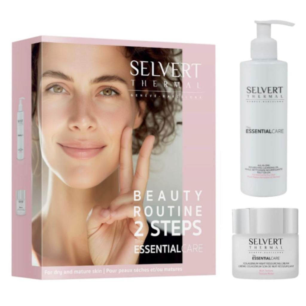 Pack Beauty Routine in 2 Steps. Piel seca-madura de Selvert Thermal