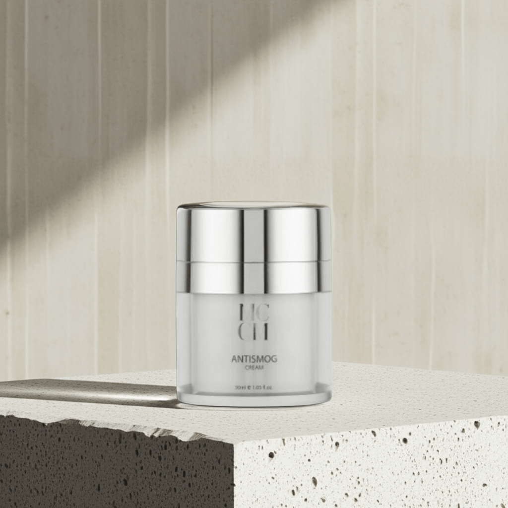 Facial Lines. Antismog Cream - Medical Cosmetics - Medical Cosmetics