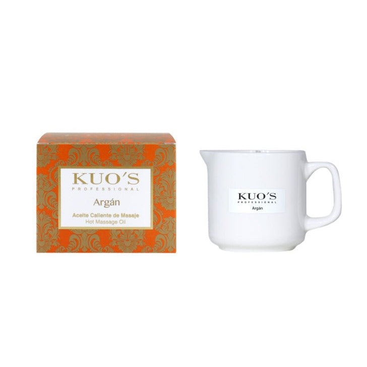 Kuo's Professional - Velas para Masaje. Vela de Aceite Caliente Argán - Kuo's Professional