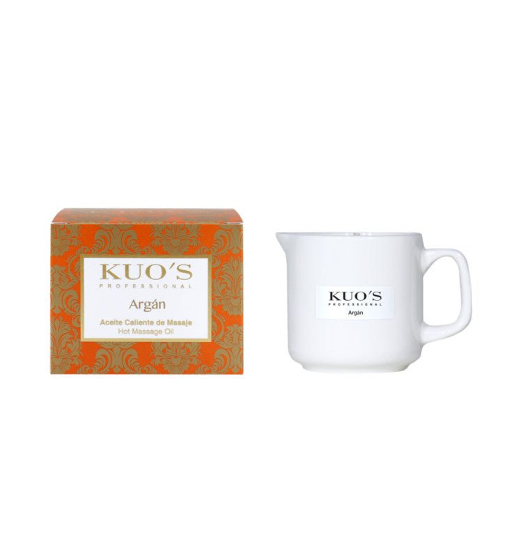 Kuo's Professional - Velas para Masaje. Vela de Aceite Caliente Argán - Kuo's Professional