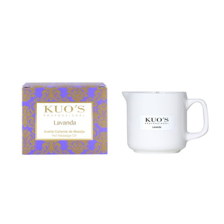 Kuo's Professional - Velas para Masaje. Vela de Aceite Caliente Lavanda - Kuo's Professional