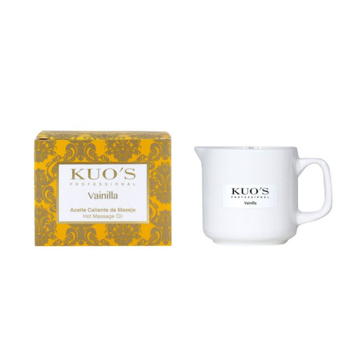Kuo's Professional - Velas para Masaje. Vela de Aceite Caliente Vainilla - Kuo's Professional
