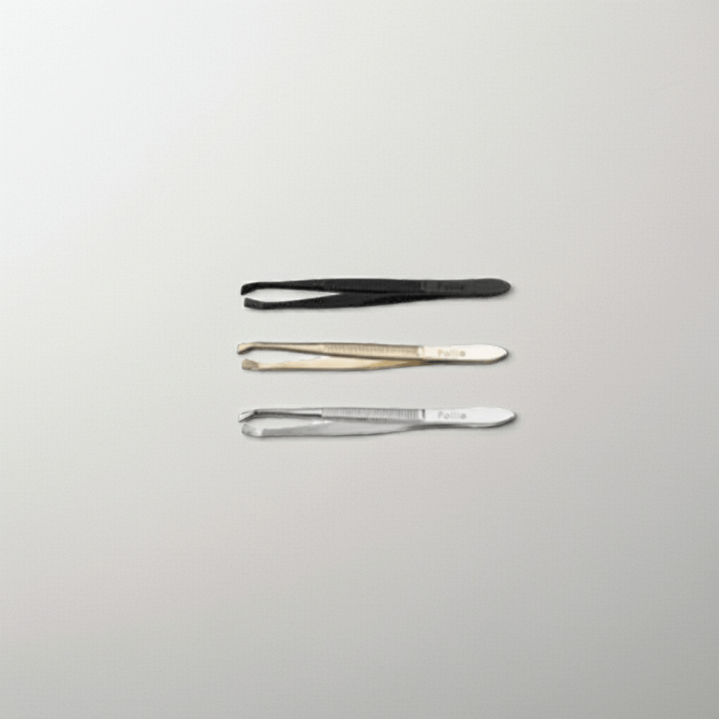 Pollié - Pinzas de depilar punta plana Profesional - Pollié