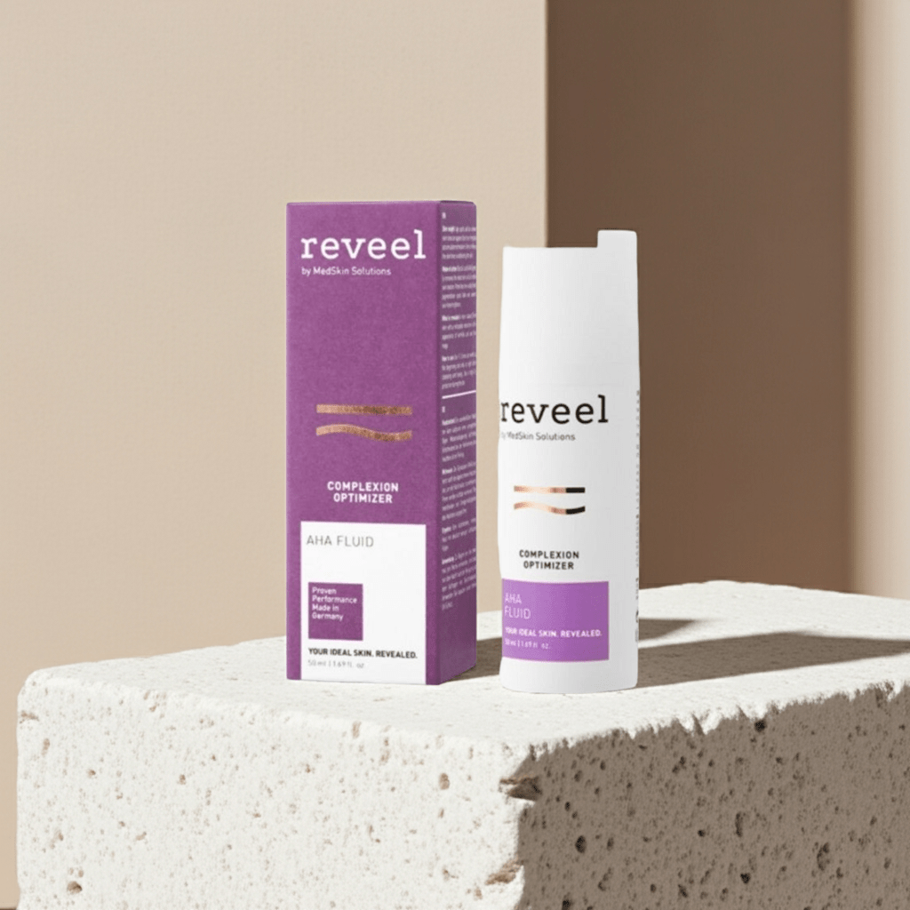 Complexion Optimizer. AHA Fluid - Reveel - Reveel