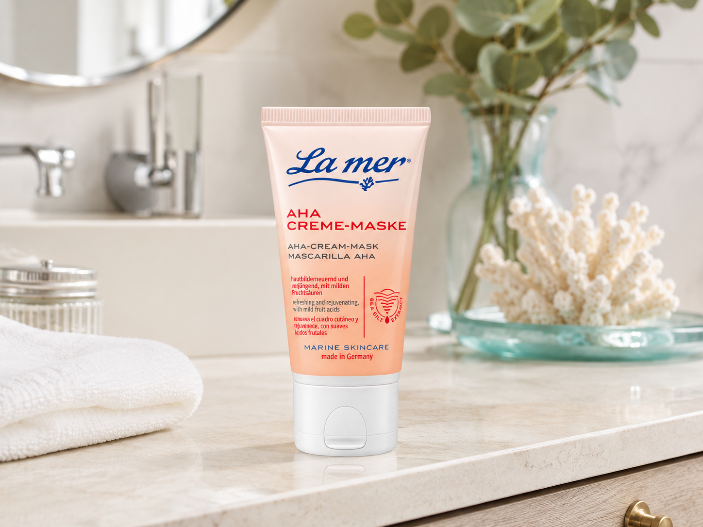 Regalo Mini talla Mascarilla AHA de La mer