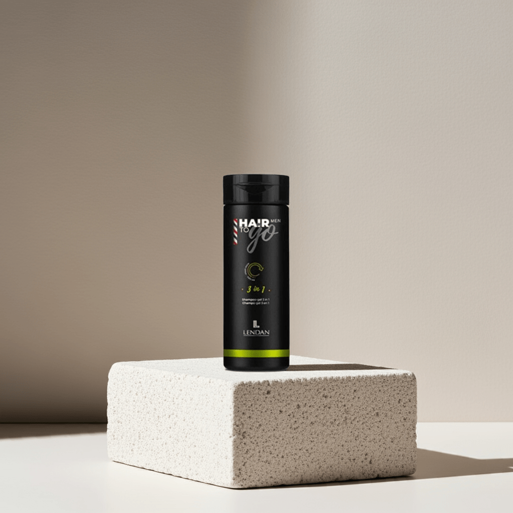 Hair to go Men. 3 in 1 Gel champú y gel de afeitado - LENDAN - Lendan Cosmetics
