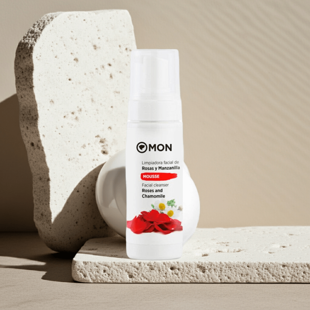 Mousse Limpiadora Facial de Rosas y Manzanilla - MON DECONATUR - Mon Deconatur
