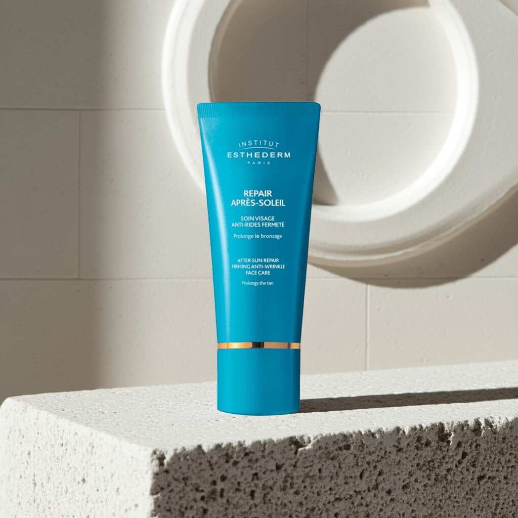 Prolongador del bronceado. Crema Facial Antiarrugas Reparadora después del Sol - INSTITUT ESTHEDERM - Institut Esthederm