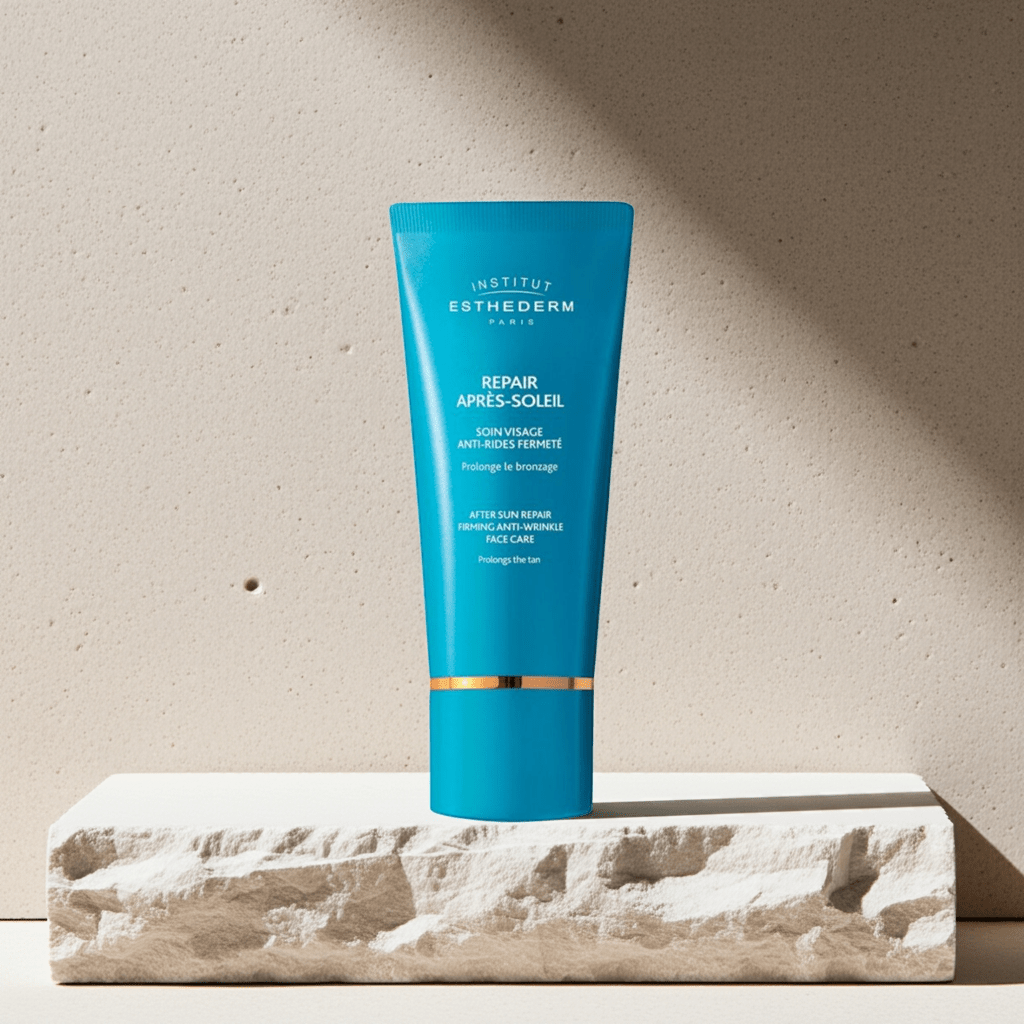 Prolongador del bronceado. Crema Facial Antiarrugas Reparadora después del Sol - INSTITUT ESTHEDERM - Institut Esthederm