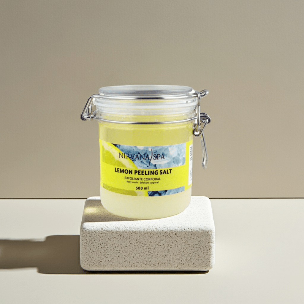 Nirvana Spa - Exfoliante Corporal Lemon Peeling Salt Profesional - Nirvana Spa