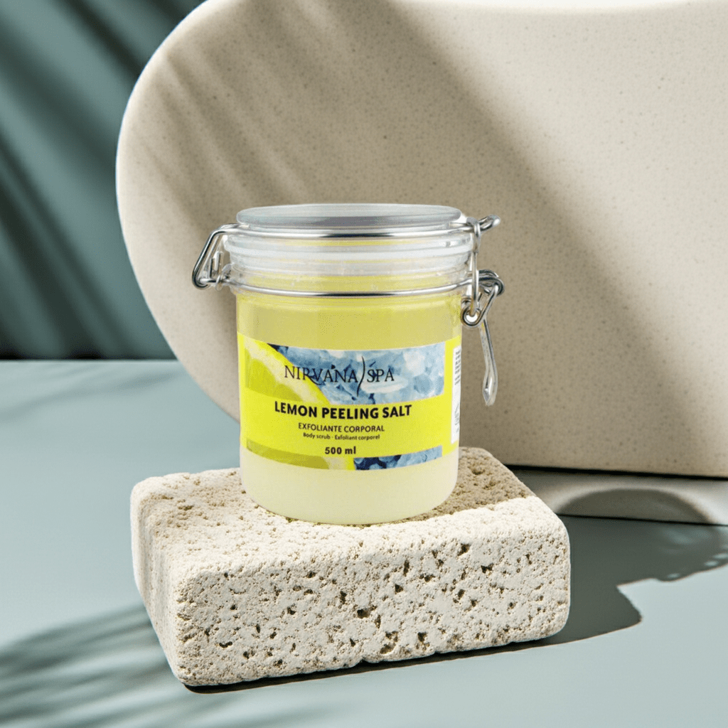 Nirvana Spa - Exfoliante Corporal Lemon Peeling Salt Profesional - Nirvana Spa