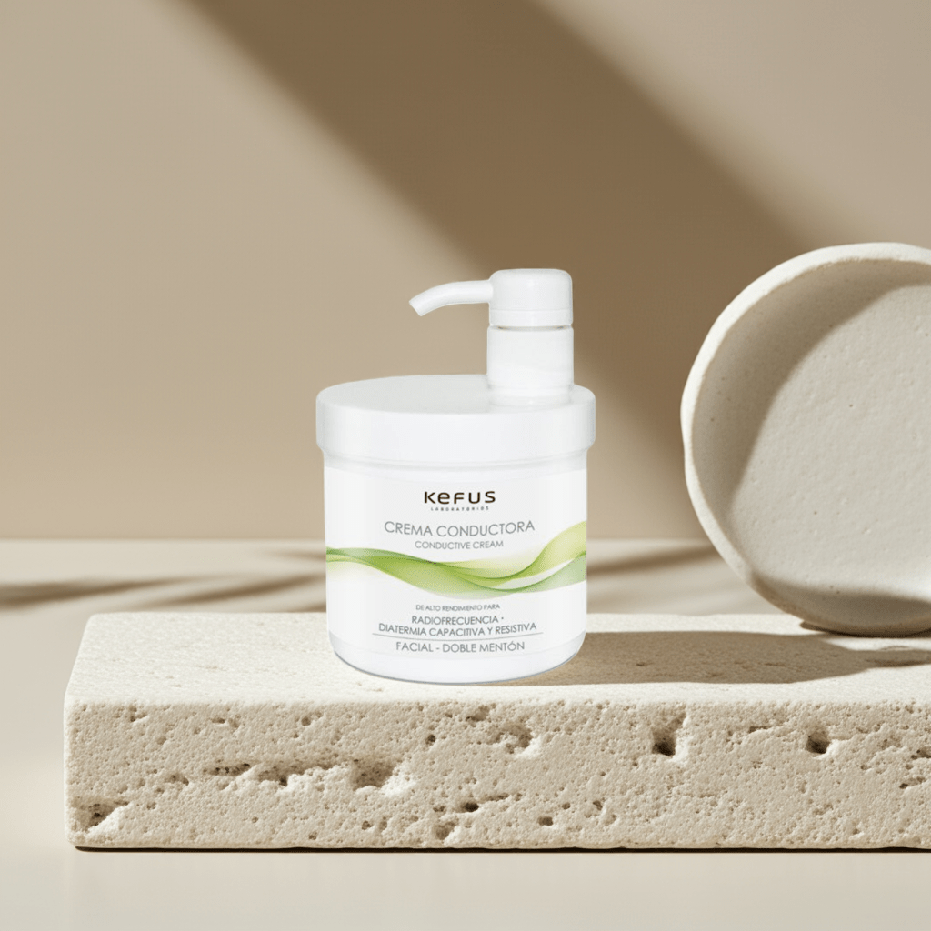 Kefus – Crema Conductora Radiofrecuencia Facial Doble Mentón Profesional - Kefus