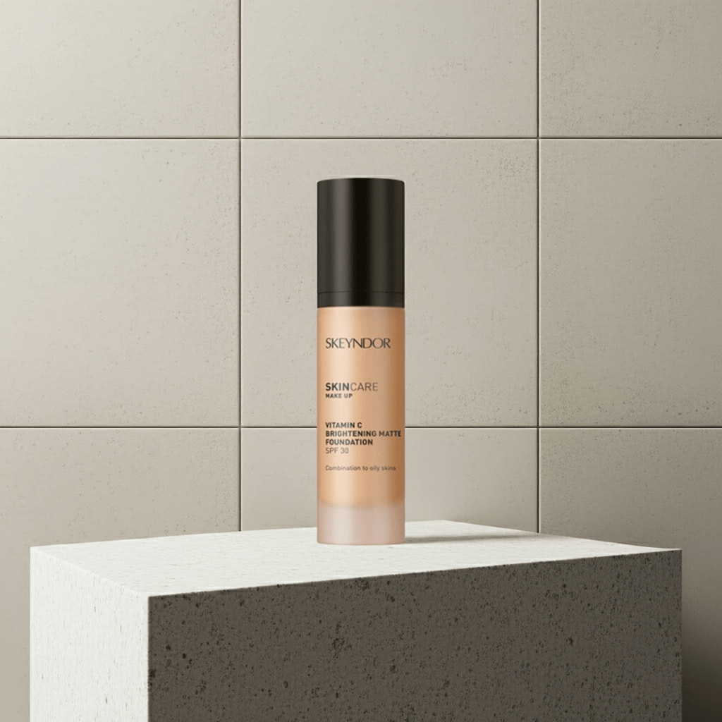 Skincare Make - up. Vitamin C Brightening Matte Foundation - SKEYNDOR - Skeyndor