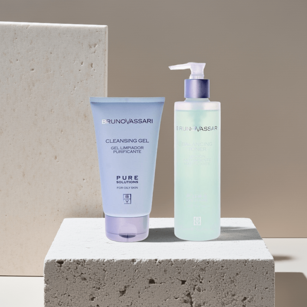 Pack higiene facial piel grasa - Pure Solutions de Bruno Vassari - Bruno Vassari