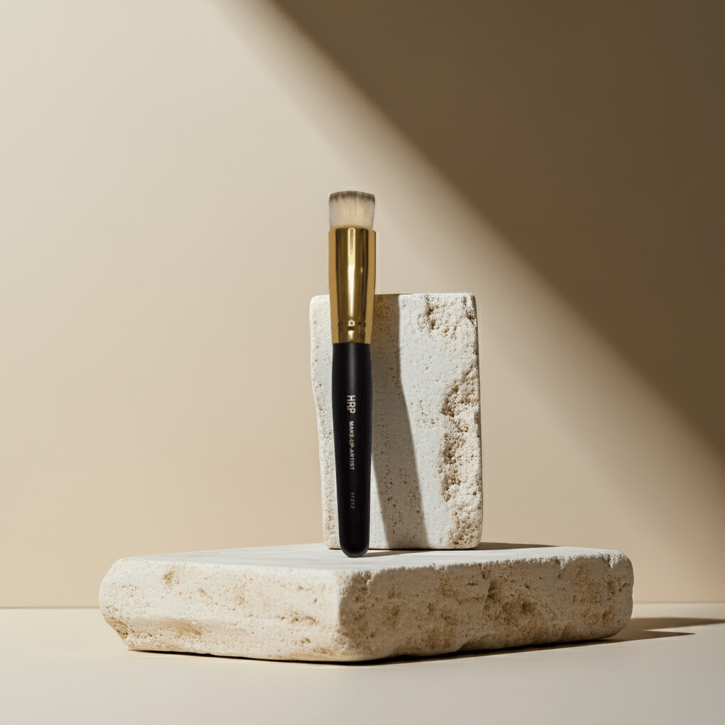 Harpo - Brocha Maquillaje Redonda Corte Recto Profesional - Harpo