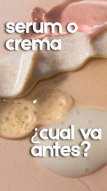 Orden correcto : Serum y crema