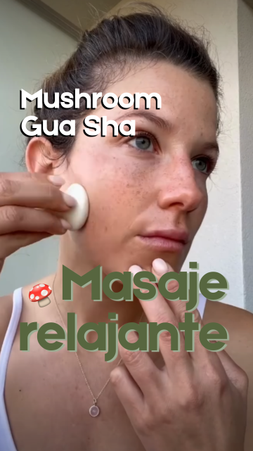 Mushroom Gua Sha: relax facial en casa