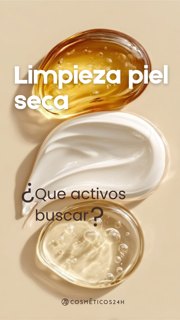 Activos para limpieza de pieles secas 