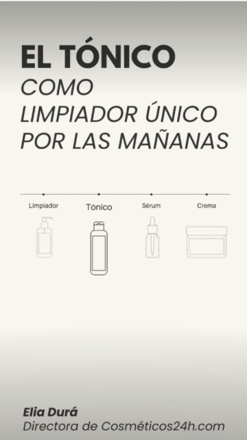 Tónico como limpiador de dia 