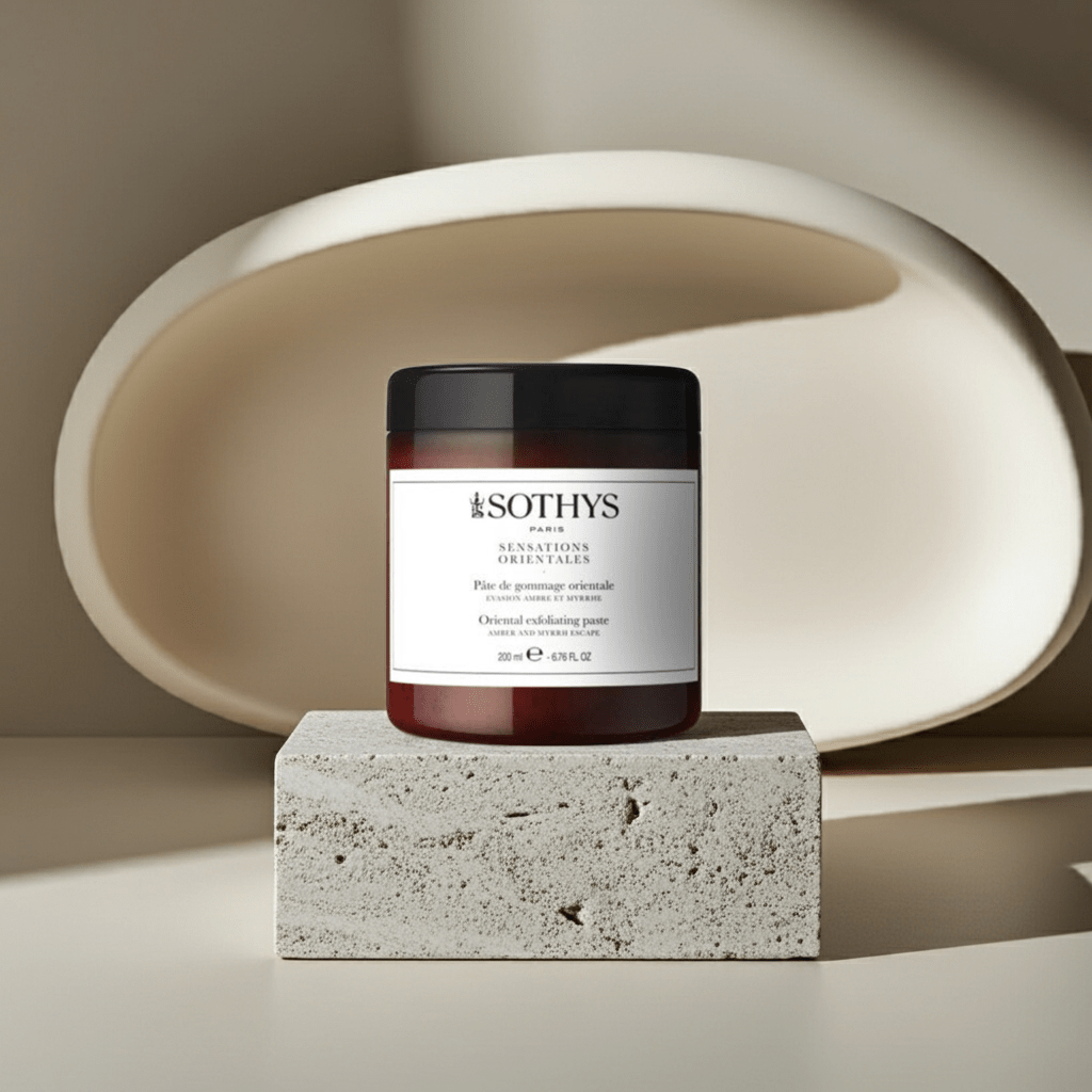 Corporal. Sensations orientales. Gommage rico oriental ámbar y mirra - SOTHYS - Sothys