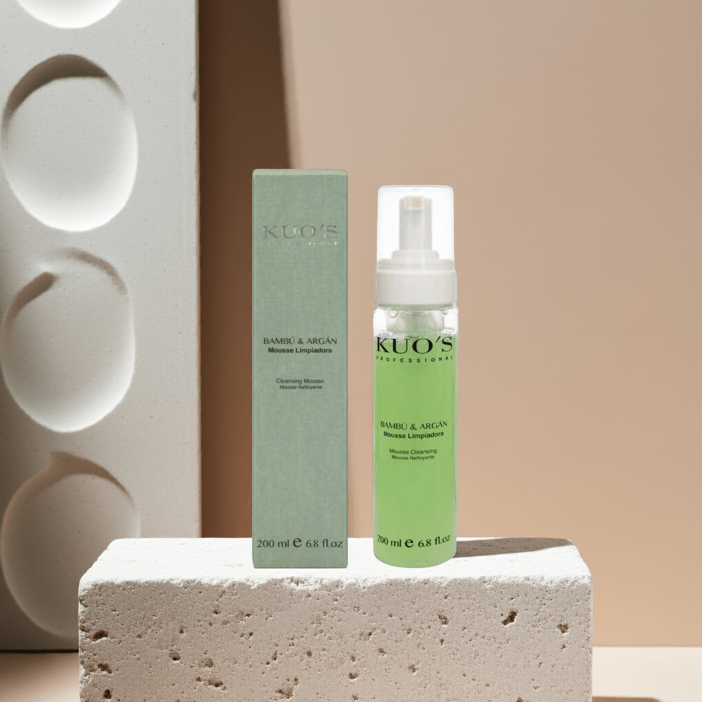 Kuo's Professional - Bambú y Argán. Mousse Limpiadora - Kuo's Professional